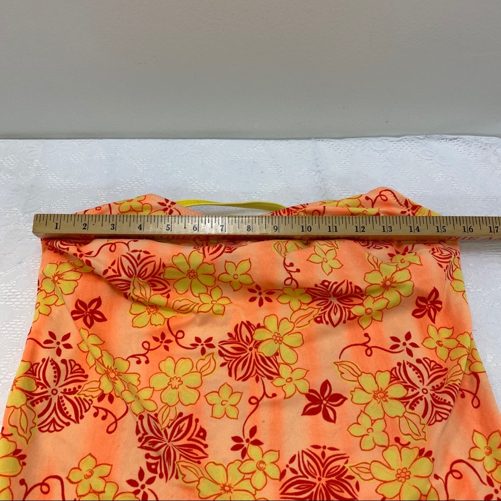 Orange and Yellow Swim Top - Picture 4 of 6